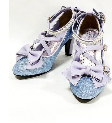 Blue X Purple & 6.3cm heel