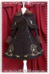 Infanta The Emperor's Nightingale Embroidery Lolita Winter Coat and Cape Set