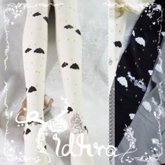 Yidhra Stars Cloudy Velvet Lolita Tights - Sold Out