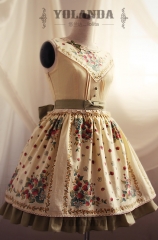 Yolanda -Berry River- Strawberry Printed Lolita Jumper Dress - Sold Out