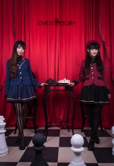 Chess Story -Mon cher professeur- College School Style Lolita Suit Jacket and Skirt Set