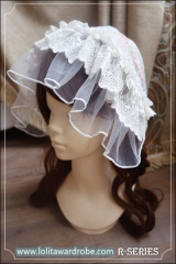 R-series -The Emperor's Nightingale- Lolita Headdress (Half Bonnet/Headband)