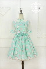 Miss Point -Sweet Watermelon- Lolita Short Sleeves OP Dress