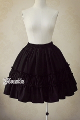 Mousita Gothic Silk Linen Lolita Skirt - Sold Out
