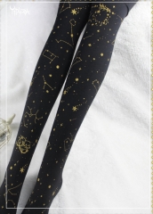 Yidhra -Fly in the Starry Sky- Constellation Themed Lolita Winter Tights - Sold Out