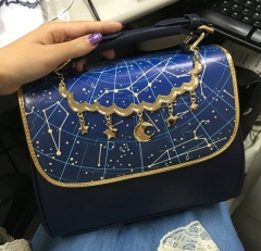 Mu Fish -Starry Sky- Constellation Themed Lolita Handbag Cross Body Bag