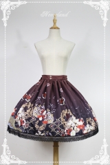 Neverland Lolita [The Night Parade of One Hundred Demons - The Hone-onna] Haori (Kimono-like Jacket) and Skirt