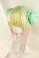 Harajuku Ice Cream 5 Colors Lolita Wig with Two Ponytail Buns