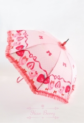 Haw Berry -Spring Strawberry- Lolita Parasol Umbrella