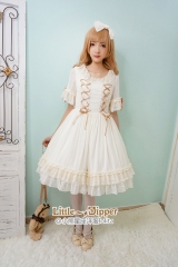 Little Dipper -Early Summer's Sweet Dreams- Short Sleeves Lolita OP Dress