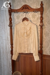 Alice Girl -The Academy of Detective- Vintage Classic Lolita Blouse