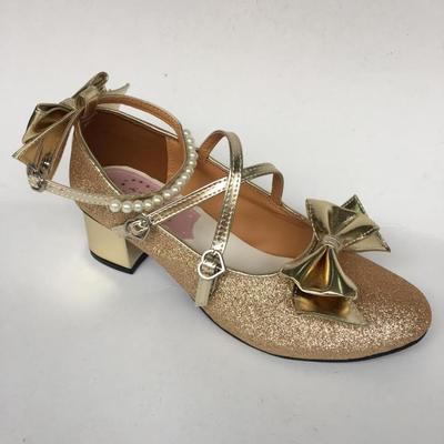 Gold & 4.5cm heel