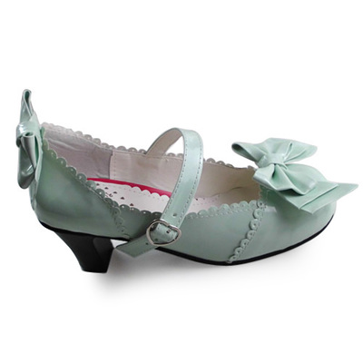 Glossy mint & 6.3cm heel