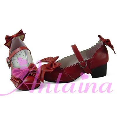 Matte wine & 4.5cm heel