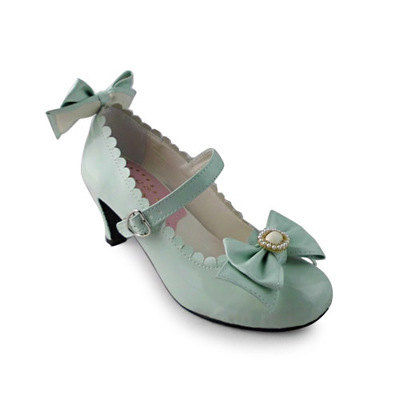 Glossy mint & 6.3cm heel