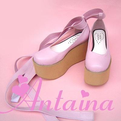 Matte pink & 9cm heel + 7cm platform