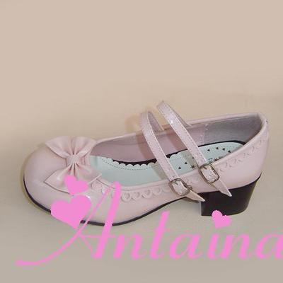 Glossy pink & 4.5cm heel