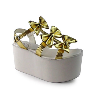 Gold & 11cm heel + 9cm platform
