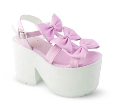 Matte pink & 10cm heel + 6cm platform