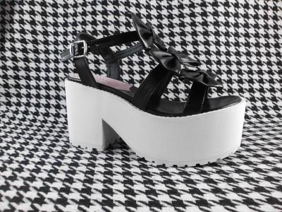 Matte black & 10cm heel + 6cm platform