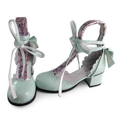 Glossy mint & 4.5cm heel(version 1)