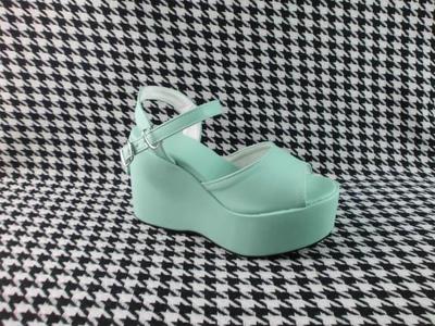 Matte mint & 10cm heel + 5cm platform