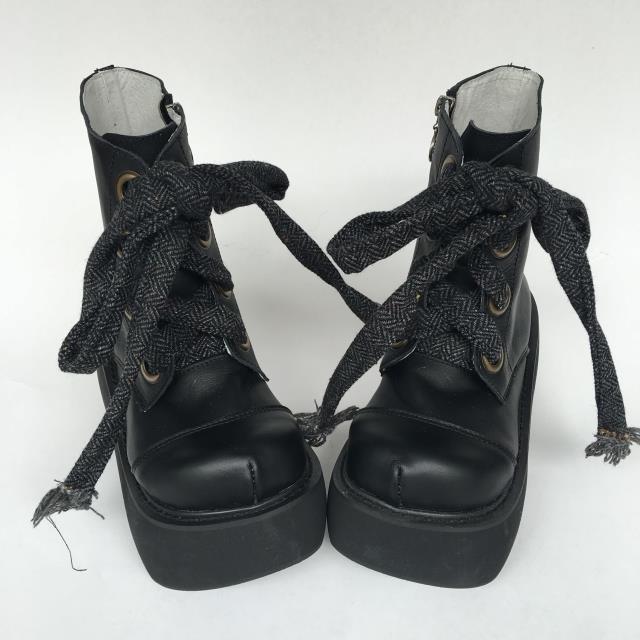 Black & 8cm heel + 6cm platform