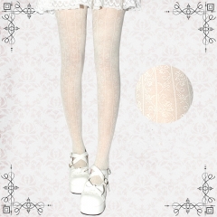 Japan Girl Flower Vine Hollow Out Lolita Tights