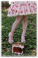 Infanta Sweet Strawberry Printed Lolita Tights