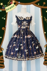 Infanta Amusement Park Lolita Collar Jumper Dress