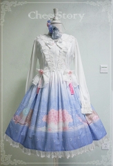 Chess Story -Peachblossom and Snow- Lolita Jumper Skirt Version I