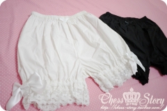 Chess Story Pure Cotton Unicolor Lolita Bloomers