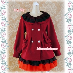 Strawberry Witch Babydoll Style Lolita Winter Coat