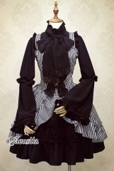Mousita Gothic Chiffon Lolita JSK + Petticoat