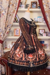 South Deer -Hamster Princess's Knight Dream- Lolita Collar OP Dress - Same Day Shipment
