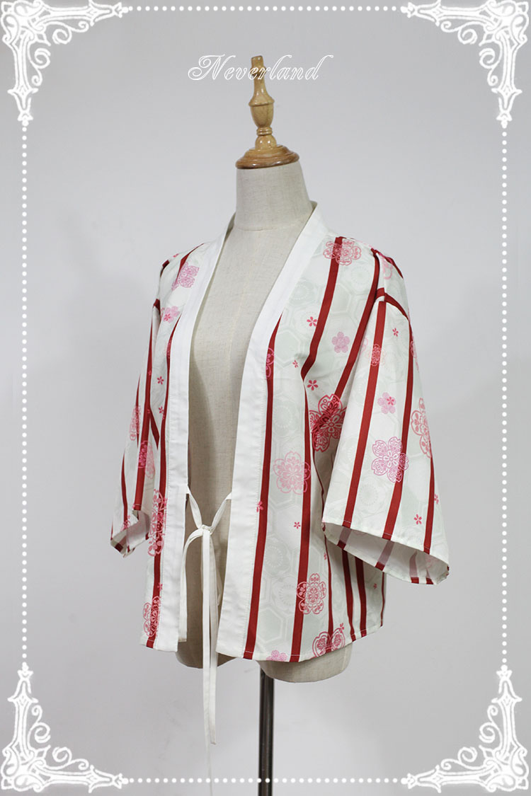 White X Red Haori