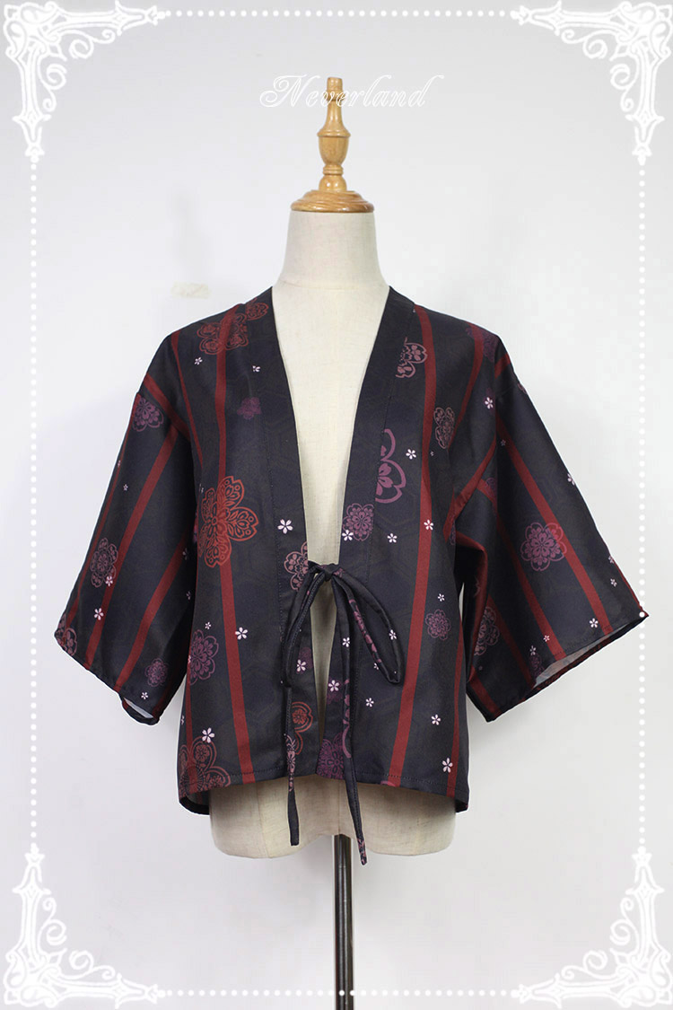 Black X Red Haori