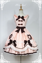 Neverland Lolita -Whisky Heart Chocolate- Lolita Jumper Dress