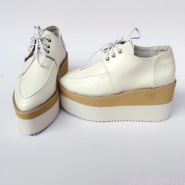White Uppers & 8cm heel + 6cm platform