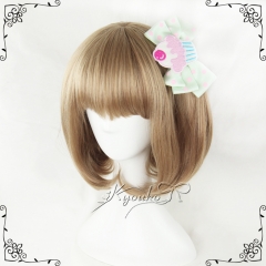 Sweet Flaxen Blend BOBO Lolita Short Wig