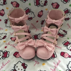 Sweet Bows Straps Lolita Heels Shoes