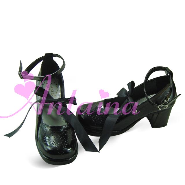 Black & 6.3cm heel + 1cm platform