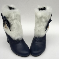 Sweet Faux Fur Lolita Boots