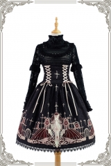 Grove Deer [The Lost Continent - Pardminenan] High Waist Lolita Skirt