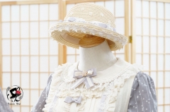 Fantastic Wind -Milky Way Star Chips- Sweet Classic Lolita Straw Hat