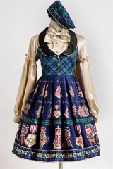 Memoit -The Song of Honor and Glory- Lolita Collar Jumper Dress