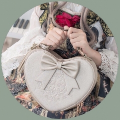 WhaleFall -Annie's Morning- Heart Shaped Embossing Lolita Bag