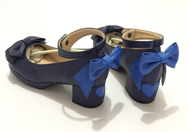 Dark Blue & 5cm heel + 2cm platform
