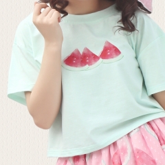 Miwako -Sweet Watermelons- Lolita T-shirt for Summer