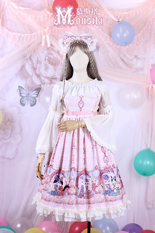 Mousita -The Royal Ball of the Cats- Sweet Lolita Jumper Dress